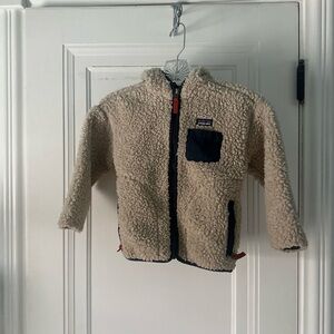 Patagonia Navy and Cream Fleece Jacket